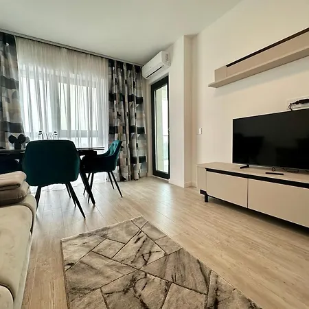 Modern 1br With Terrace And View Near Romexpo *