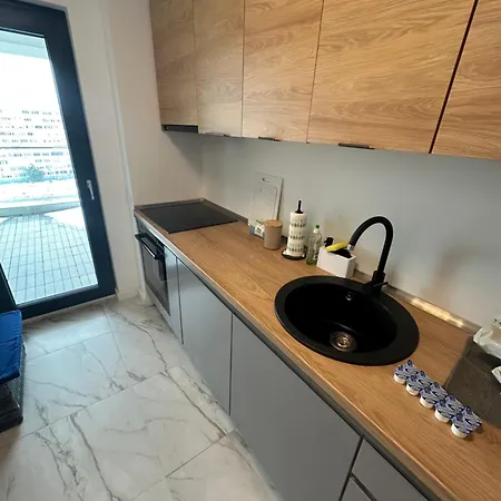 Modern 1br With Terrace View - Romexpo Apartment Bukarest