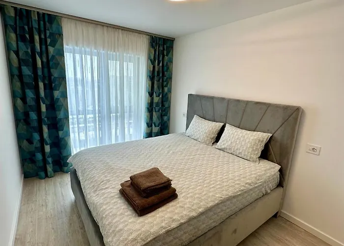 Modern 1br With Terrace And View Near Romexpo Apartment Bukarest