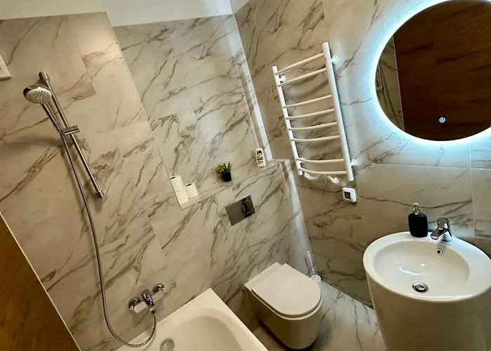 Modern 1br With Terrace And View Near Romexpo