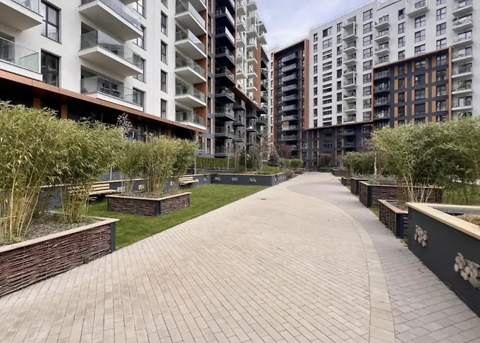 Modern 1br With Terrace View - Romexpo Βουκουρέστι